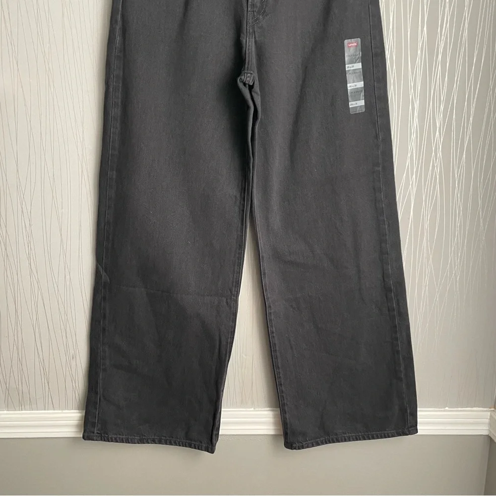 Levi’s Women’s High Rise Cinch Baggy Jeans - Black Wash Size 28 X 31 NWT - Picture 9 of 16